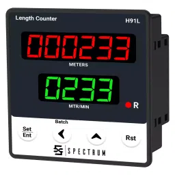 Spectrum Digital Length Counter, H91L 96x96 mm Size 92x92 mm Panel Cutout-23