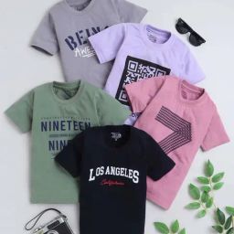 Fourfolds Unisex Multicolor Printed T-Shirt-image-69