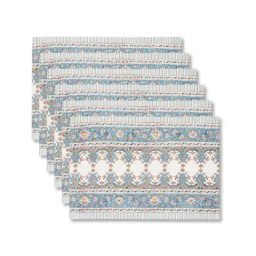 Fabindia Standalone Blue Cotton Table Linen-Placemats-picture-33