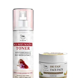 TNW the natural wash Set of Kumkumadi Face Toner 100ml & De-Tan Face Pack 50g-7