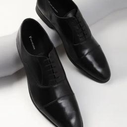 Van Heusen Men's Black Oxford Shoes-image-91