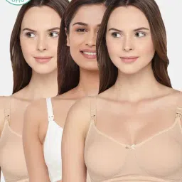 Inner Sense Multicolored Non Wired Non Padded Nursing Bra (Pack Of 3)-image-54