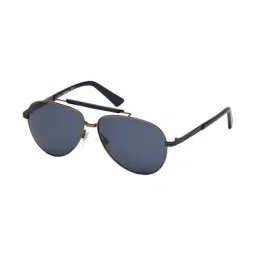 Diesel Blue Aviator Sunglasses for Men-image-6