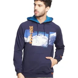 Wildcraft Navy Hooded Sweatshirt-42