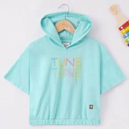 Ed-a-Mamma Kids Blue Printed  T-Shirt-image-47