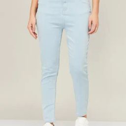 Ginger by Lifestyle Sky Blue Mid Rise Jeans-picture-1