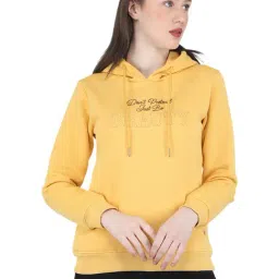 Monte Carlo Yellow Graphic Print Hoodie-image-86