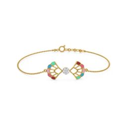 Kisna Diamond & Gold Jewellery Faylinn 14k Gold & Diamond Bracelet for Women-image-36