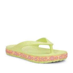 Floatz by Bata Women's Green Flip Flops-picture-25