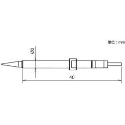 Hakko Soldering Iron Replacement Tip T52 series L Type For FX-9706, T52-L2-11