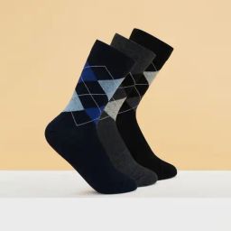 Byford by Pantaloons Multicolor Printed Socks - Pack of 3-image-84