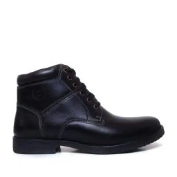 Zoom Shoes Men's Black Derby Boots-image-51