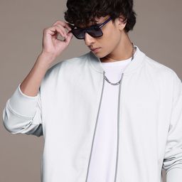 The Roadster Lifestyle Co. Mock Collar Front Open Sweatshirt-image-76