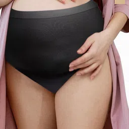 NEWMOM Pack Of 2 High-Rise Seamless Breathable Maternity Support Briefs 0803-252-picture-17