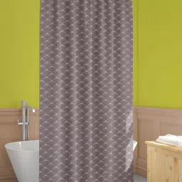 ArtzFolio Mauve & White Printed Waterproof Shower Curtain-7