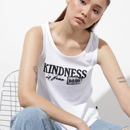 The Roadster Life Co. Typography Printed Sleeveless T-shirt-image-5