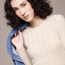 The Roadster Lifestyle Co. Knitted Woollen Pullover-picture-24