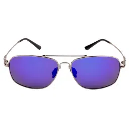 Equal Blue Square Unisex Sunglasses-image-22
