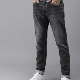 BEAT LONDON by PEPE JEANS Men Grey Chinox Regular Fit Light Fade Stretchable Jeans-image-97