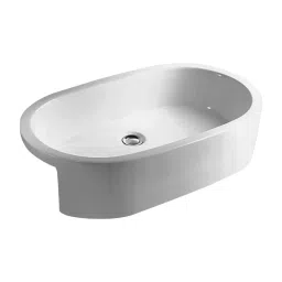 Elegant Casa 56x36.5 cm,Ceramic Wash Basin Light Ivory Color-picture-20