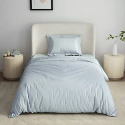 Spaces Cushlon Solid Blue 480 GSM Polyester Single Fleece Blanket-image-55
