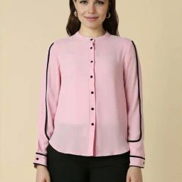 Allen Solly Pink Regular Fit Shirt-image-82