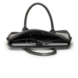 Thomas Scott Grey Textured Medium Laptop Bag image 4