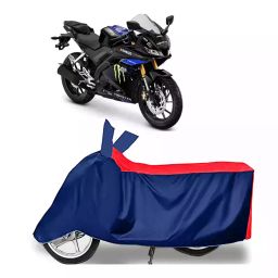 Auto Pearl Two Wheeler Cover with Bag for Yamaha YZF R15 V3 Moto GP Edition, Red & Blue-image-11