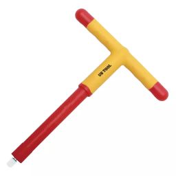 Us Tool Dipped Insulated T-Handle Socket Wrench 8 mm (0.31 Inch) Handle Length Chrome Vanadium Steel, Ust-V300-M8-image-65