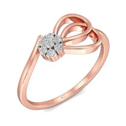 Joyalukkas 18k Rose Gold & Diamond Ring for Women-image-96