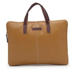 Thomas Scott Mustard Medium Laptop Bag-image-60