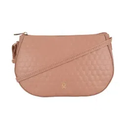 Baggit Beige Quilted Small Cross Body Bag-picture-49