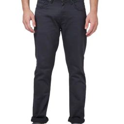 Spykar Dark Grey Regular Fit Lightly Washed Jeans-image-42