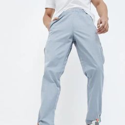 KAPPA Dark Grey Regular Fit Logo Print Sports Trackpants-image-82