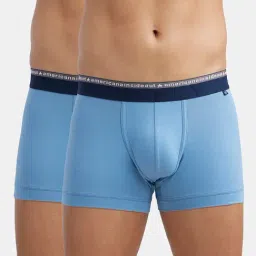 Jockey Ice Blue Trunks - Pack of 2-image-27
