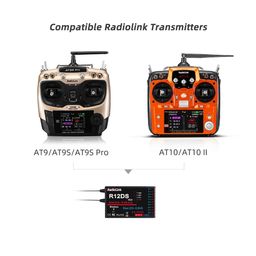 Radiolink R12DS RC Receiver 2.4GHz 12 Channels SBUS/PWM Long Range Control for Airplane, Aircraft Drone Jet RC Transmitter AT10II/AT10/AT9S Pro/AT9S/AT9 - RS6076Radiolink R12DS RC Receiver 2.4GHz 12 Channels SBUS/PWM Long Range Control for Airplane, Aircraft Drone Jet RC Transmitter AT10II/AT10/AT9S Pro/AT9S/AT9 - RS6076 image 5