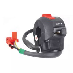 Uno Minda Handle Bar Switch - Right Side (Kick Start) - With 2 Wire Couplers for TVS Apache O/M/Victor/Victor GLX (SW-0666AJ)-1