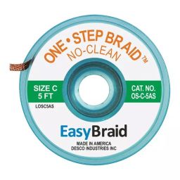 EASYBRAID Desoldering Braid, 5Ft, 25/Pack, OS-C-5AS-picture-44