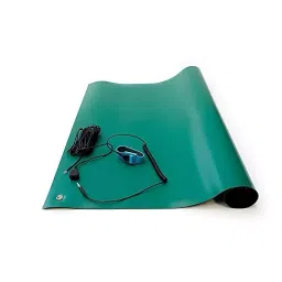Global Statclean System 91.44x182.88 cm Conductive and Antistatic Fabric Multiple Color Zero Volt Therapy Kit with Grounding Mat-20