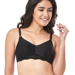 Every De by Amante Black Non Padded Non Wired Full Coverage Bra-image-85