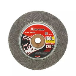 Xtra Power 160x25 mm #120 Grit Flap Wheel for Stainless Steel & Aluminium (Pack of 50)-image-39