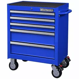 Westward Rolling Tool Cabinet Blue Heavy Duty, 32H896-image-87