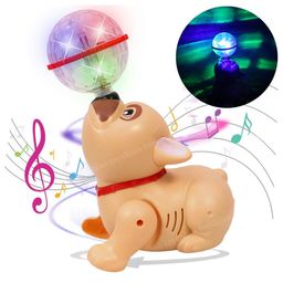 Toyshine Dancing Dog -II with Music Flashing Lights - Cream-19