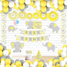 Untumble Baby Shower Theme Decoration Paper Fan Kit for Kids - Pack of 56-image-15