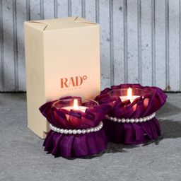Rad Living Rosewood Scented Votive Candles Set of 2 - Purple-image-31