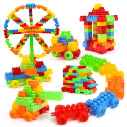 Fiddlerz 103 Pcs Building Blocks for Kids STEM Educational Construction Toy with Wheels Interlocking Bricks Set for Toddlers Boys and Girls Age 3+ (Multicolor)-image-80