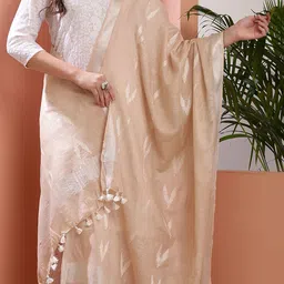 Bunkraft Ethnic Motifs Woven Design Ikat Dupatta image 2