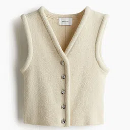 H&M Button-Front Sweater Vest-16
