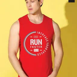 WOOSTRO 2-Pcs Printed Odour-Free Cotton Innerwear Vests VWS26(RUN RED)(HARD BLACK)-image-31