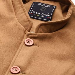 Pierre Carlo Men Solid Nehru Jacket image 3